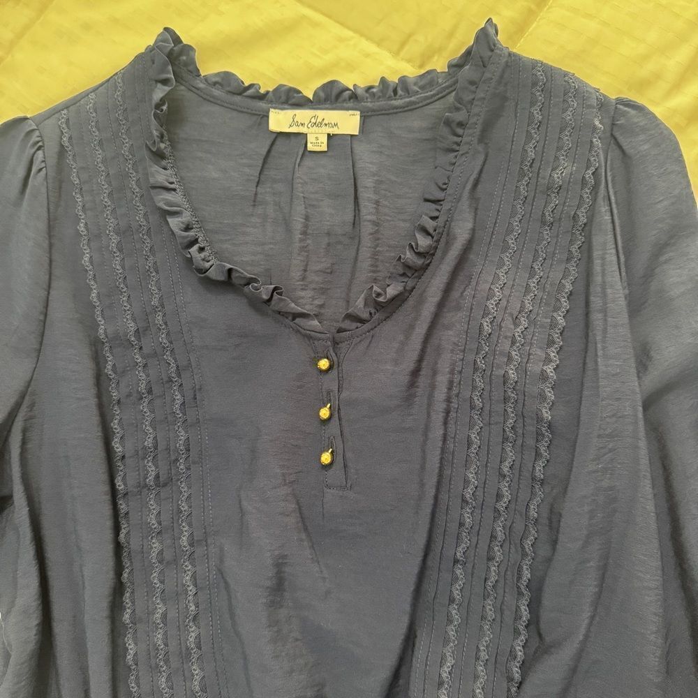 Sam Edelman Peplum Top- new without tags- size small - Picture 2 of 11